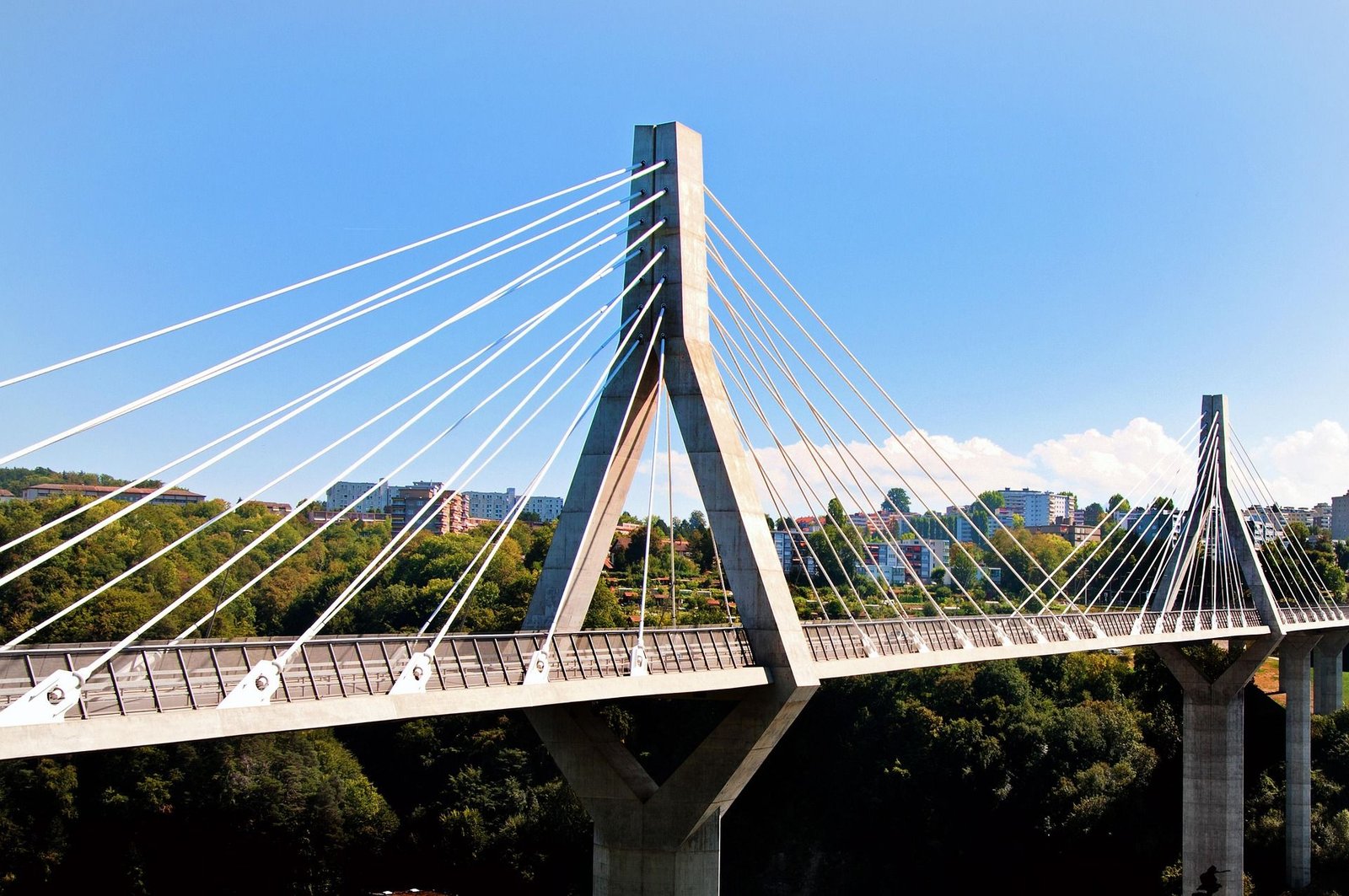 Pont de la Poya à Fribourg